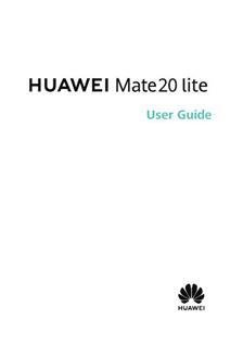 Huawei Mate 20 Lite manual